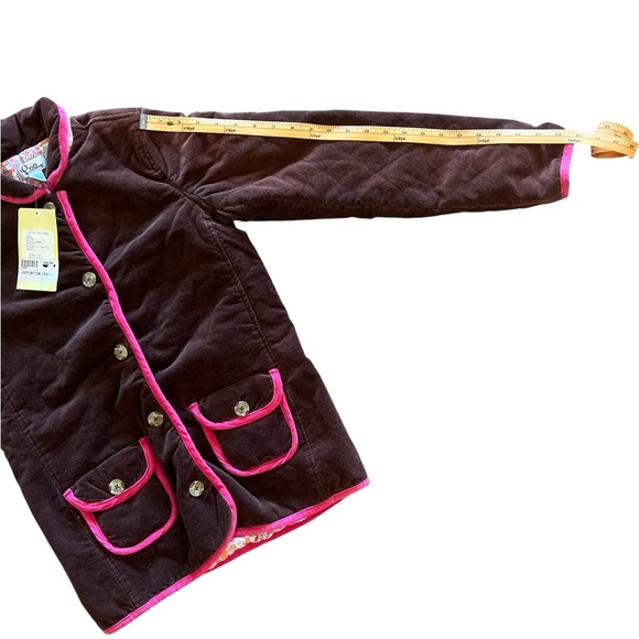 Lilly Pulitzer Vintage/White Label Girl’s Charlie Coat Chocolate Brown Size 12 - Picture 12 of 12